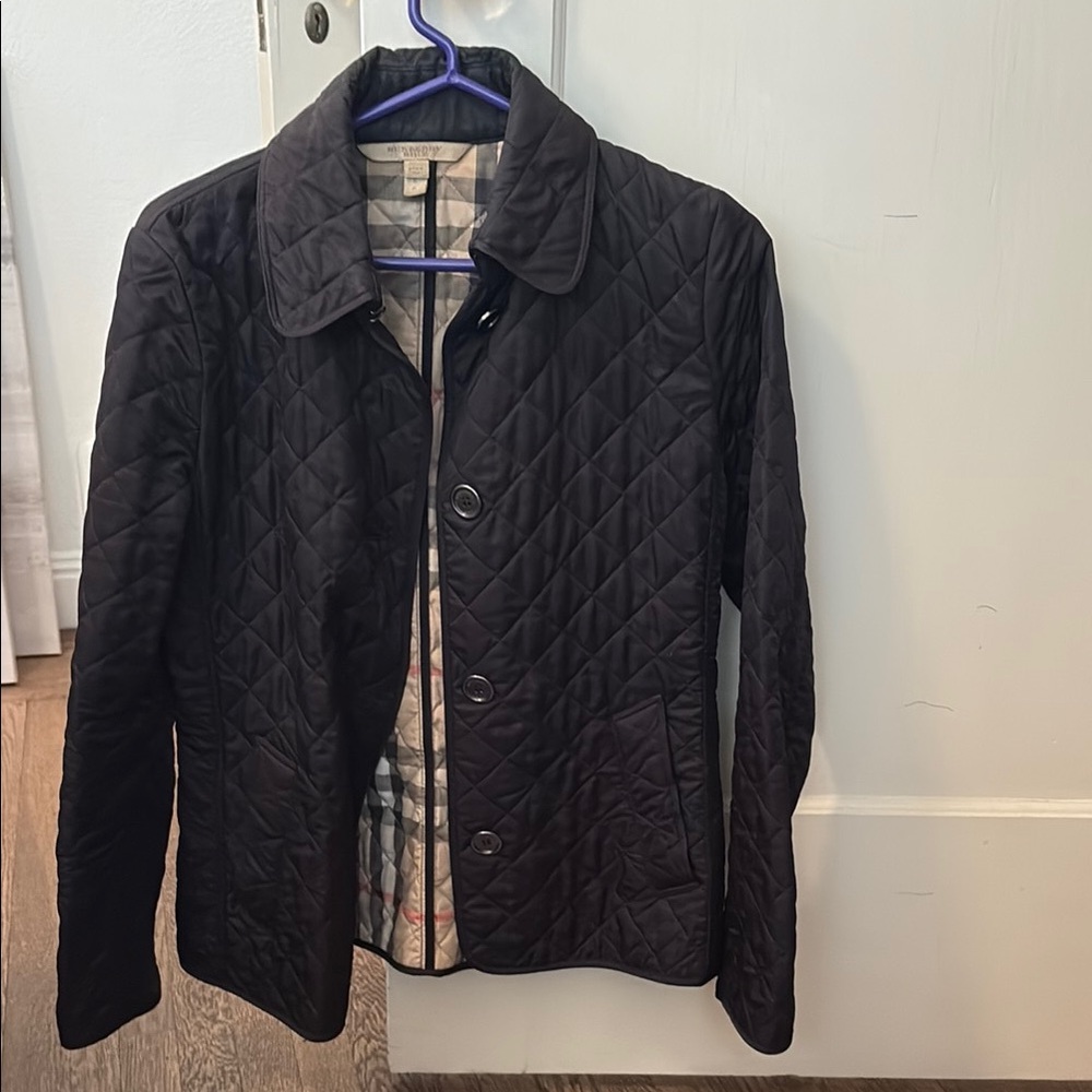Burberry Black Quilted Jacket